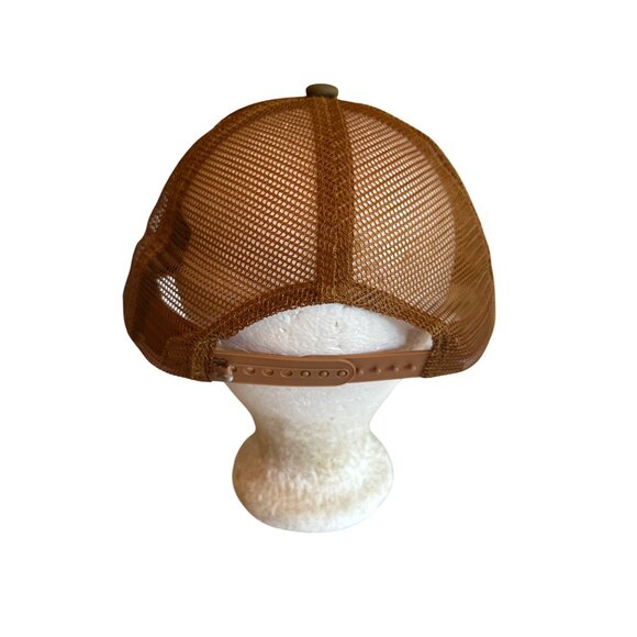 Giula "Take A Hike" Trucker Hat Adjustable Olive & Brown - Picture 4 of 6